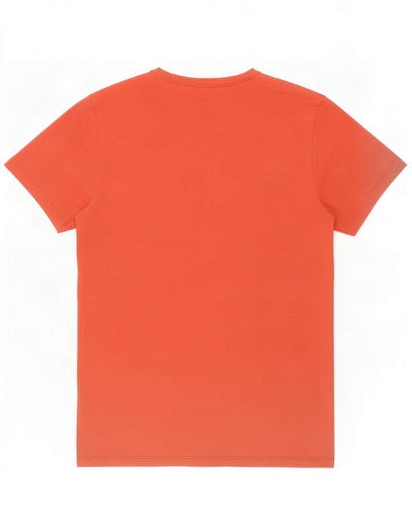 T-shirt grafica da donna Diesel Top UK 14 grande cotone rosso