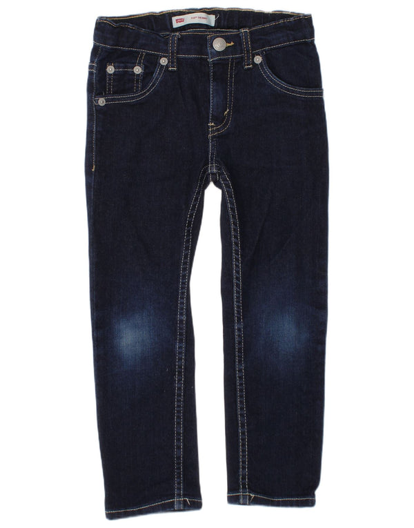 Levi's Ragazzi 510 Jeans Skinny 3-4 Anni W22 L17 Blu Navy