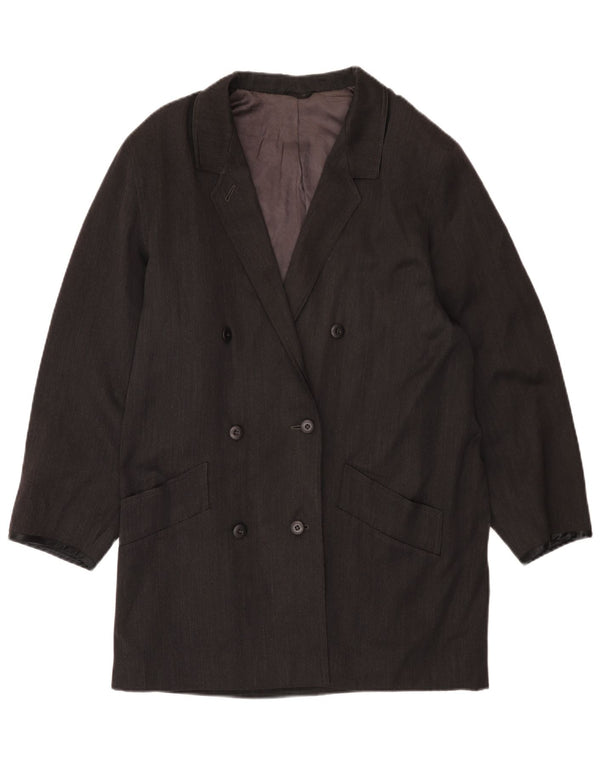 Cappotto doppiopetto da donna Sportmax UK 14 Grigio medio