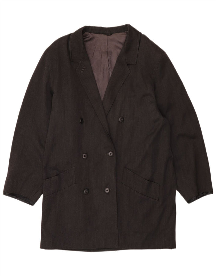 Cappotto doppiopetto da donna Sportmax UK 14 Grigio medio