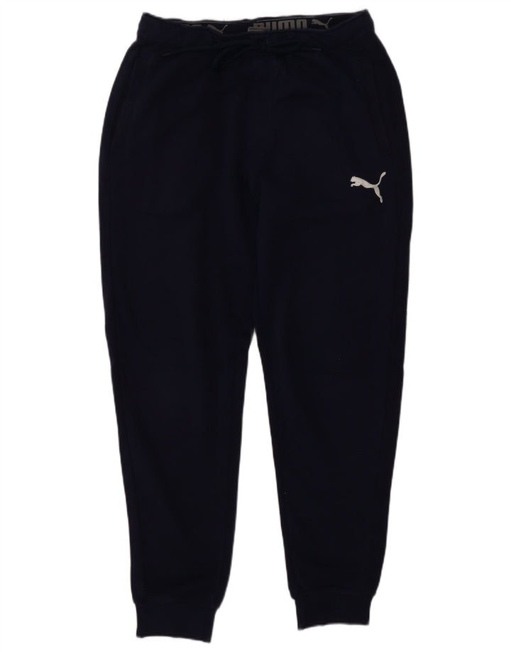 Pantaloni da tuta da uomo Puma Joggers Small Blu Navy Cotone