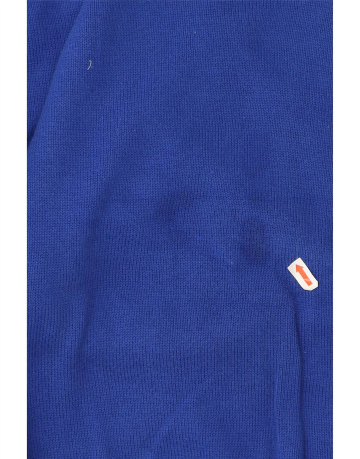 Maglione maglione girocollo da uomo Marks & Spencer blu Harbour blu medio