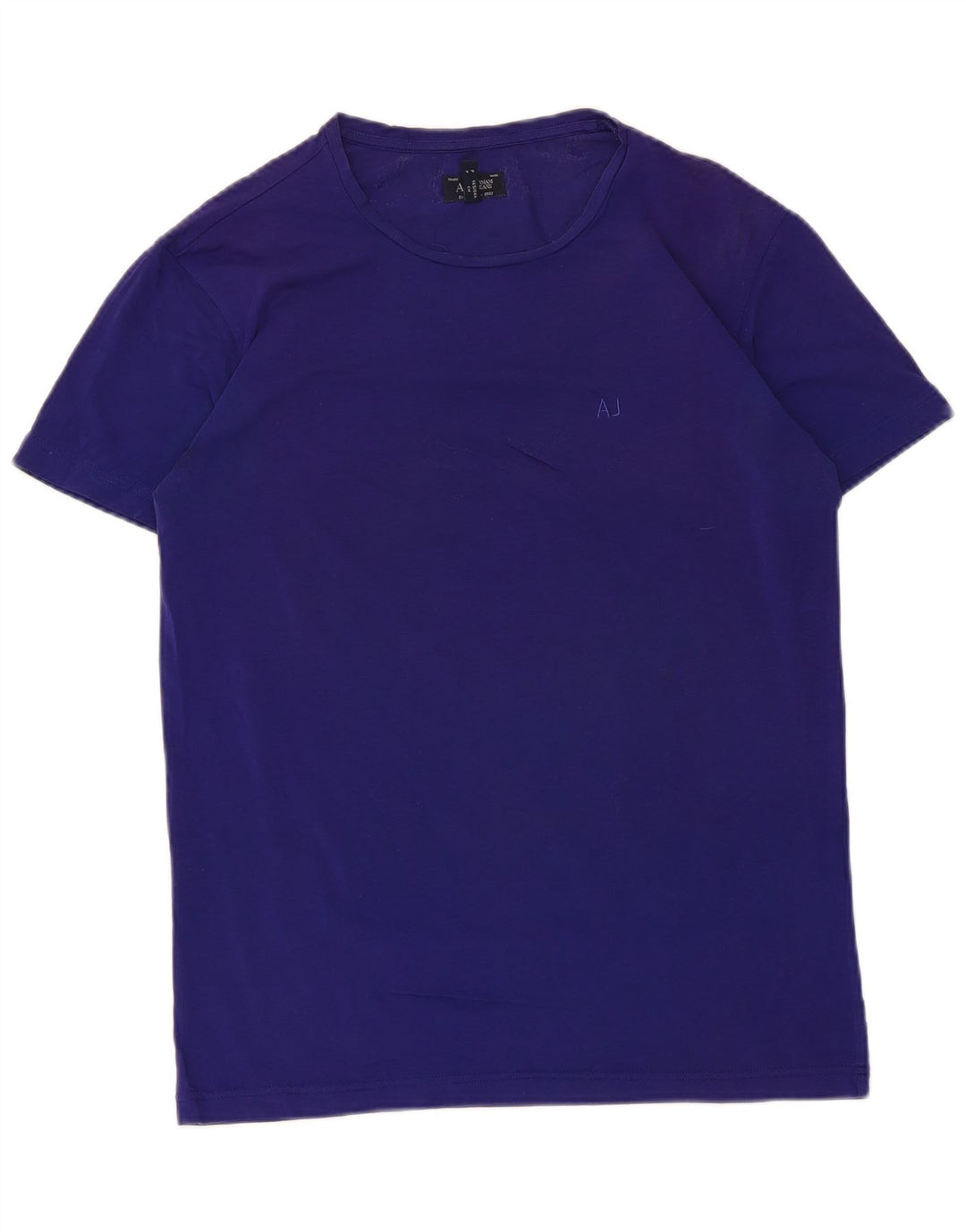 Armani Jeans T-shirt uomo Top Small Viola in cotone