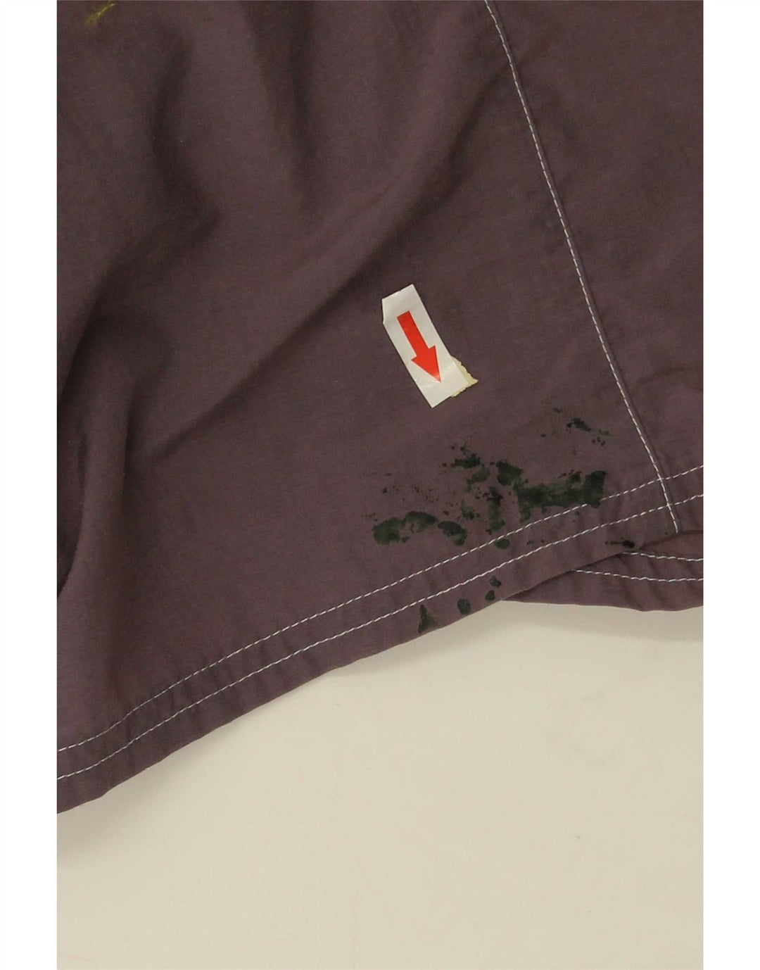 Pantaloncini da bagno grafici da uomo Fila Large in poliammide color block grigio