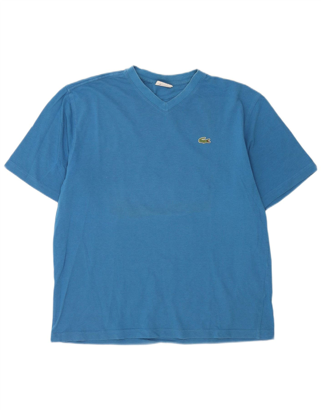 T-shirt da uomo Lacoste taglia 5 grande in cotone blu