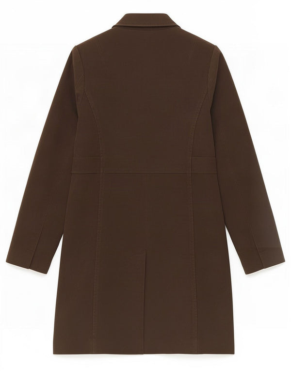 Cappotto da donna Gant UK 6 XS marrone cotone