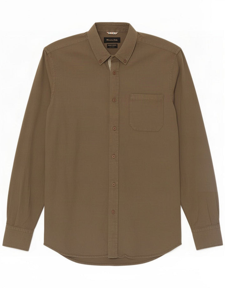 Massimo Dutti Camicia da uomo Small Khaki