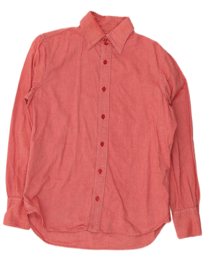 Camicia Diesel Regular Fit da uomo piccola in cotone rosso