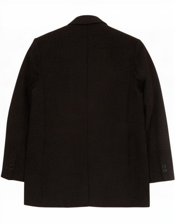 Marks & Spencer Petite Giacca blazer a 2 bottoni da donna UK 14 Medium Black