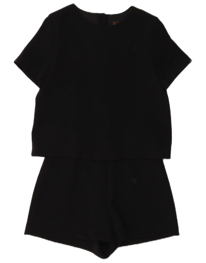 Tutina corta da donna Zara UK 12 poliestere nero medio