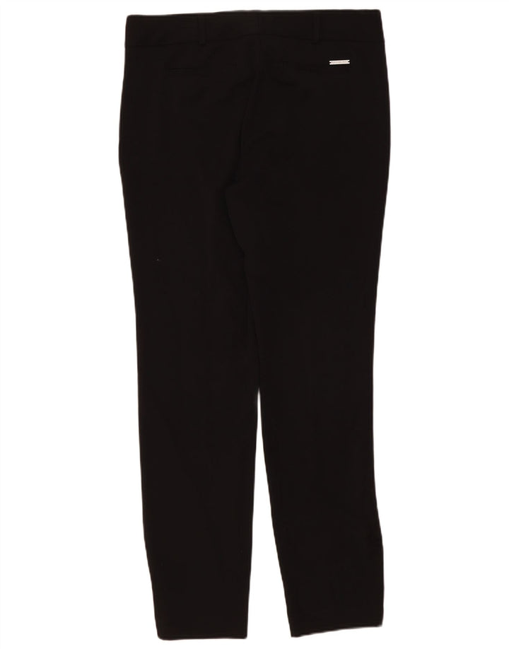 Pantaloni chino slim da donna Michael Kors US 8 medi W34 L31 poliestere nero