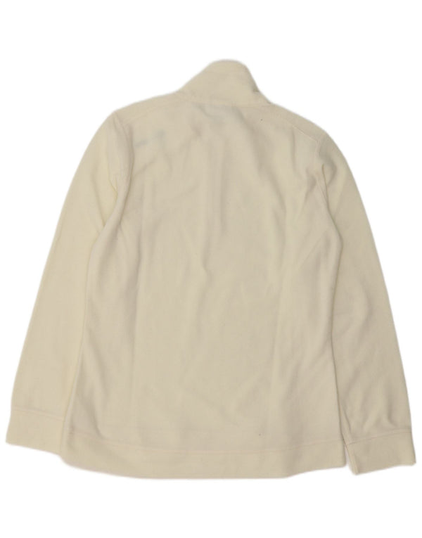 Maglione in pile da donna con collo e zip Champion UK 18 XL bianco