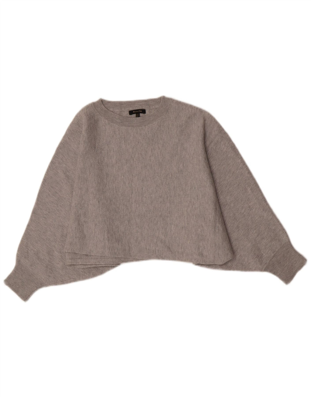 Felpa corta da donna Massimo Dutti UK 14 Grigio medio chiazzato