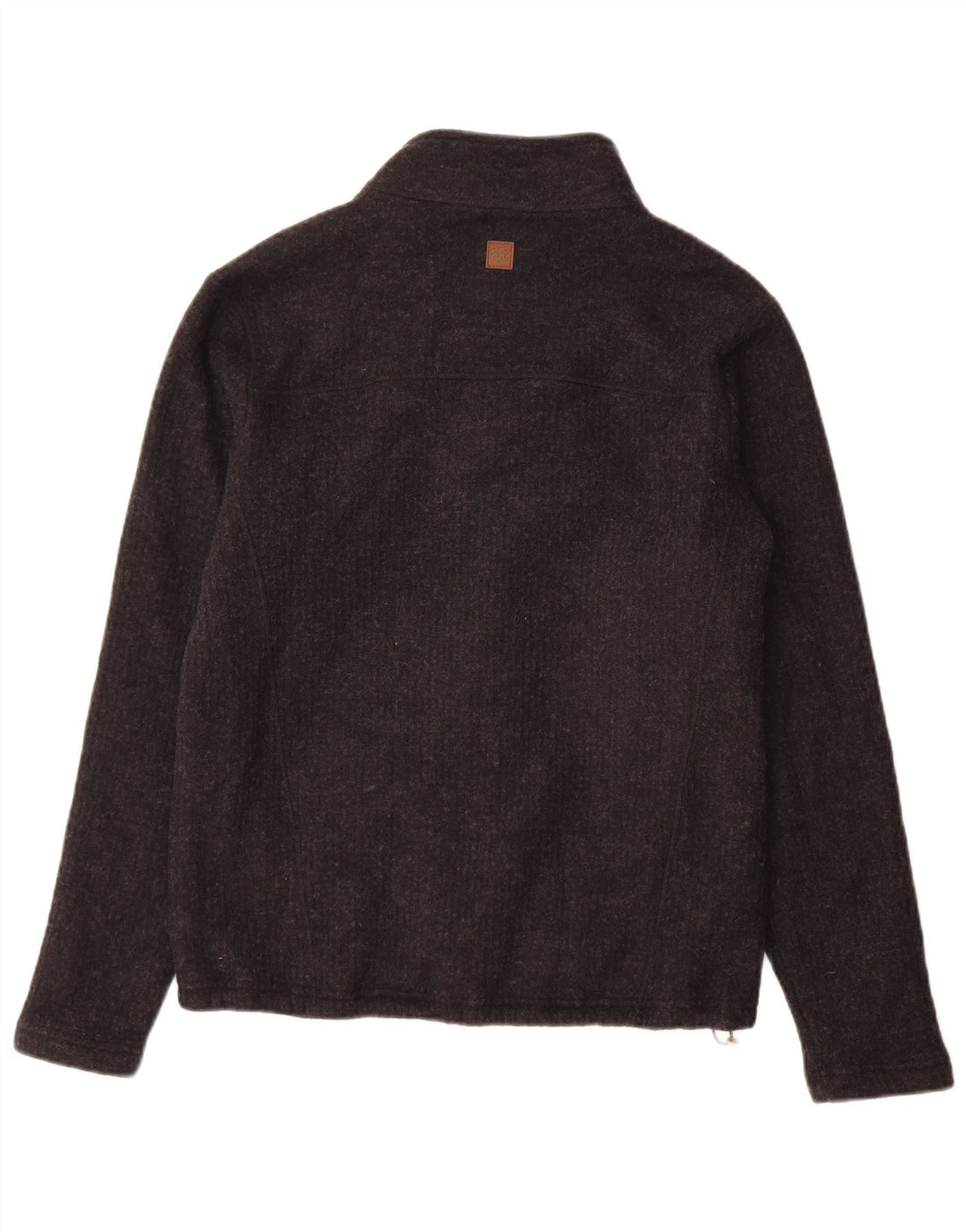 Maglione cardigan da uomo vintage in poliestere grigio medio