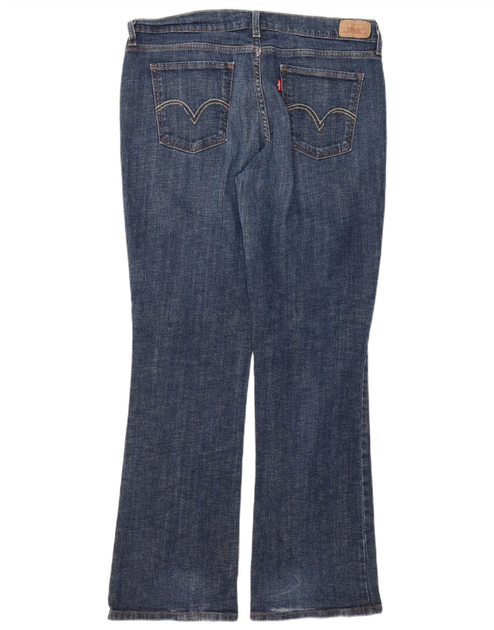 LEVI'S Jeans 515 Bootcut da donna US 14 XL W34 L32 Cotone blu