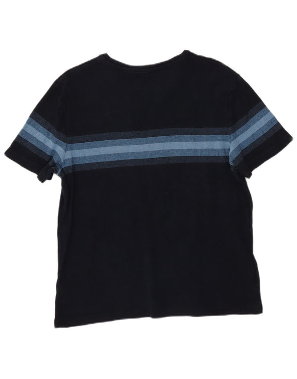 Maglietta da donna Marks & Spencer Top UK 14 Medium Navy Blue Striped