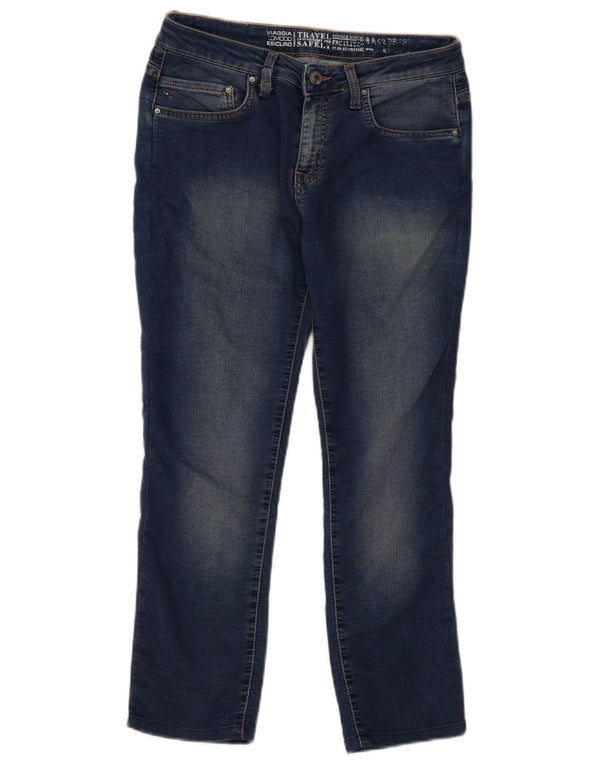 Jeans slim crop da donna Carrera W30 L25 cotone blu navy