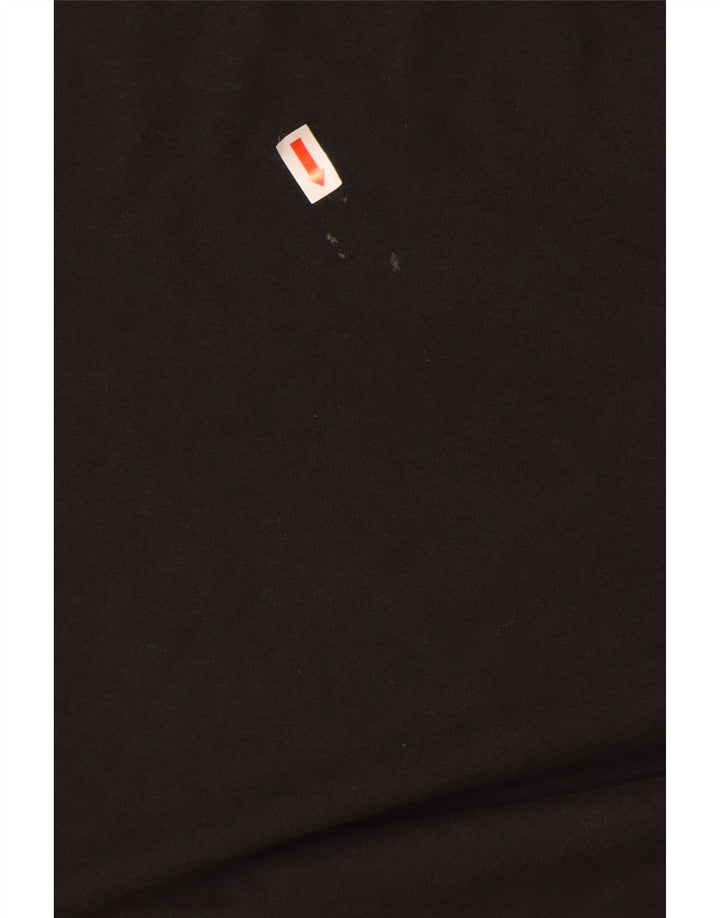 T-shirt da uomo ADIDAS Top grande in cotone nero