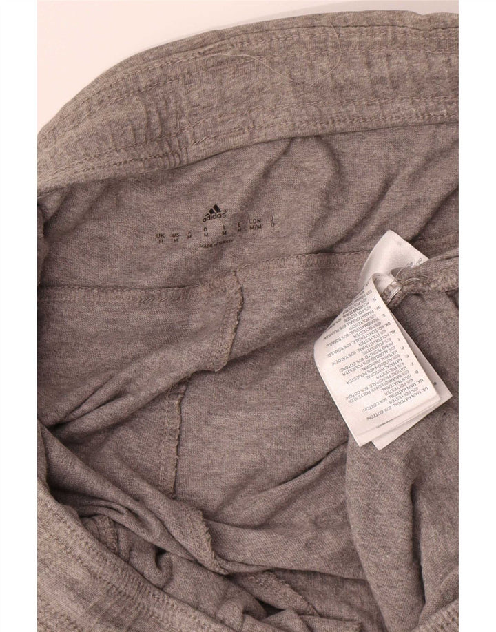 Pantaloncini sportivi grafici da uomo Adidas in cotone chiazzato grigio medio