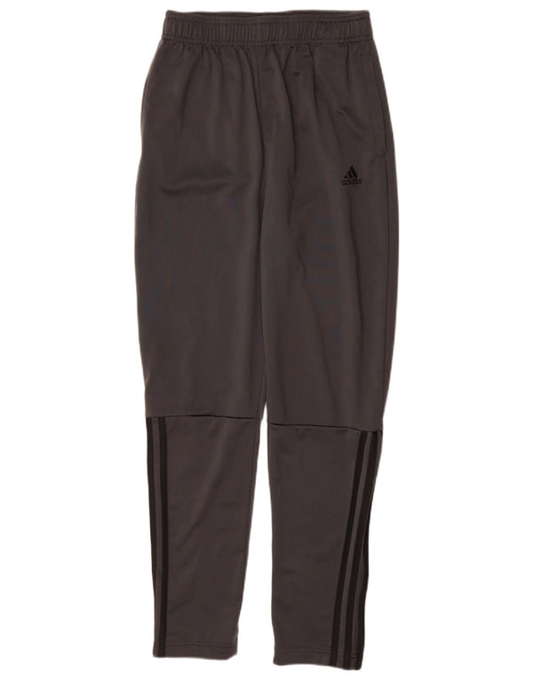 Pantaloni della tuta da ragazzo Adidas 13-14 anni in poliestere grigio