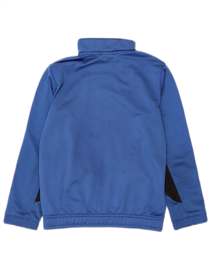 Giacca da tuta da ragazzo Adidas 7-8 anni in poliestere color block blu