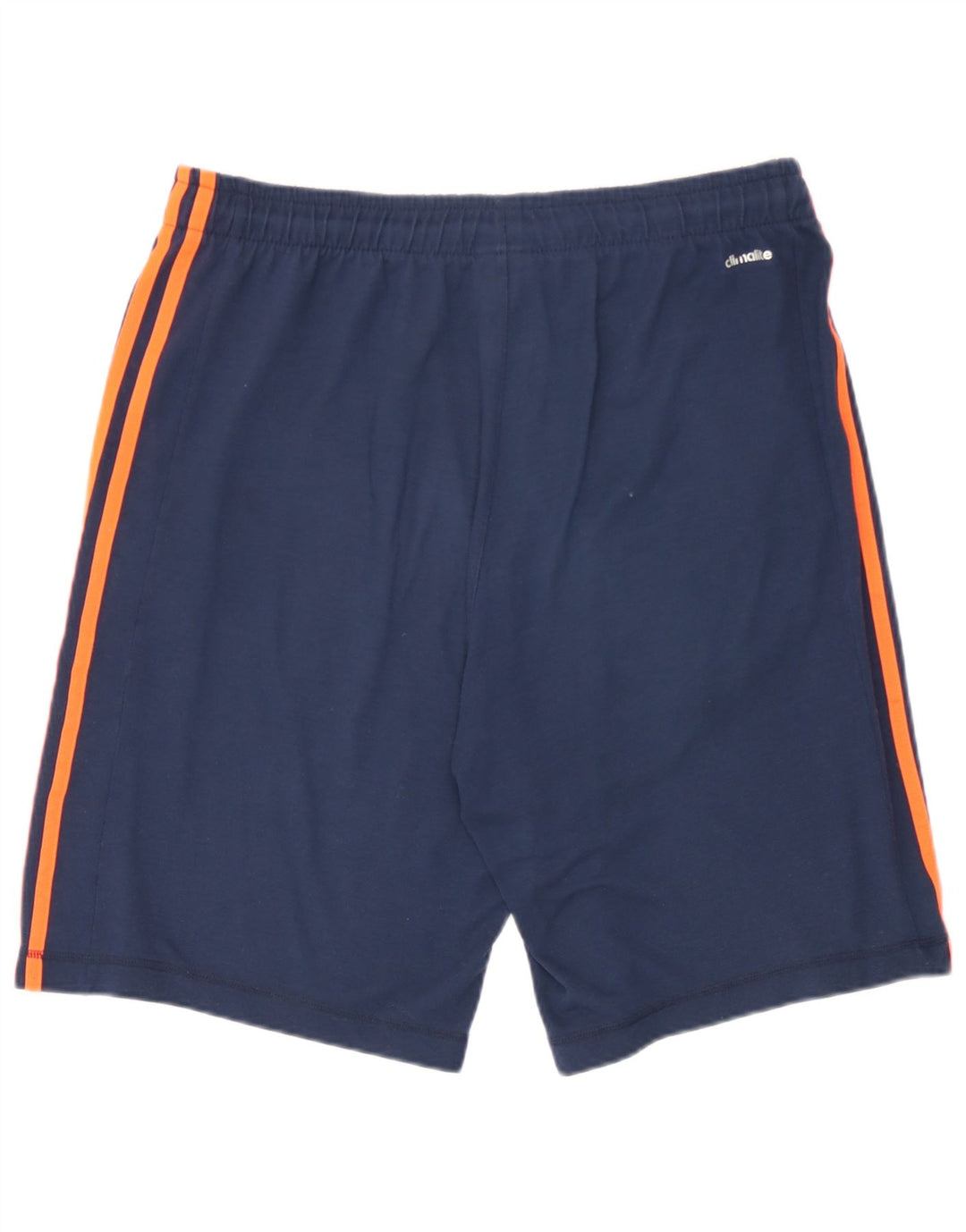 Pantaloncini sportivi Adidas Climalite da uomo medi in poliestere blu navy