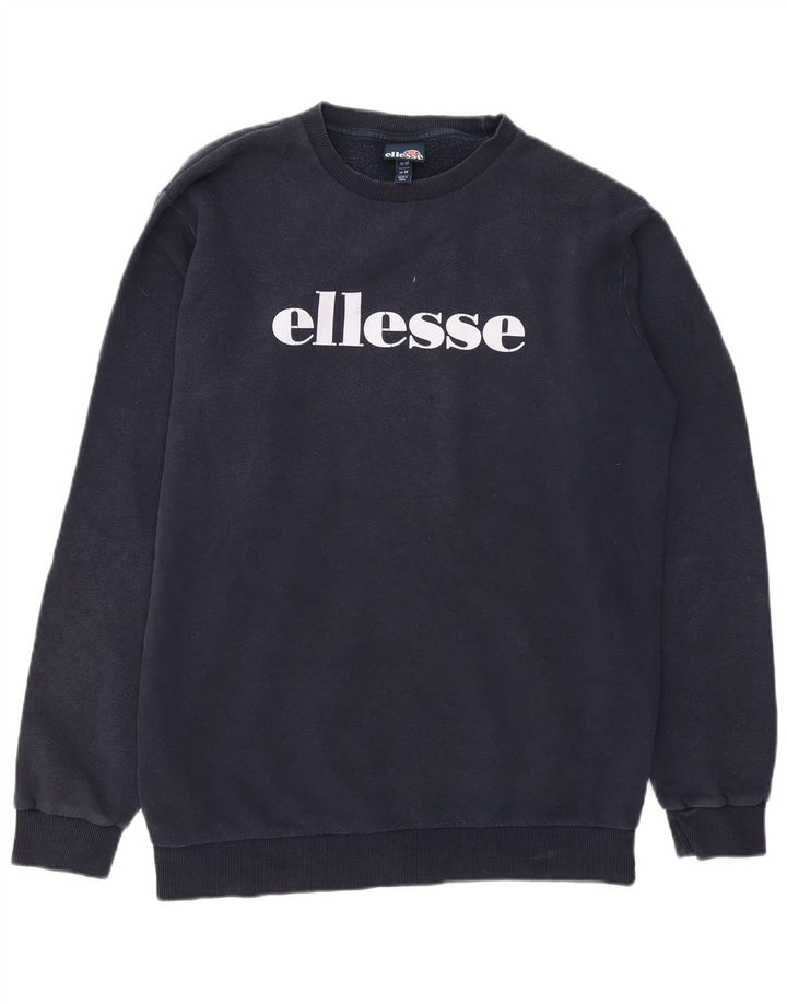 Felpa grafica da uomo Ellesse Maglione medio blu navy