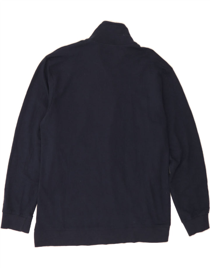 SUPERGA Womens Tracksuit Top Jacket UK 20 2XL Navy Blue Cotton Vintage Superga and Second-Hand Superga from Messina Hembry 