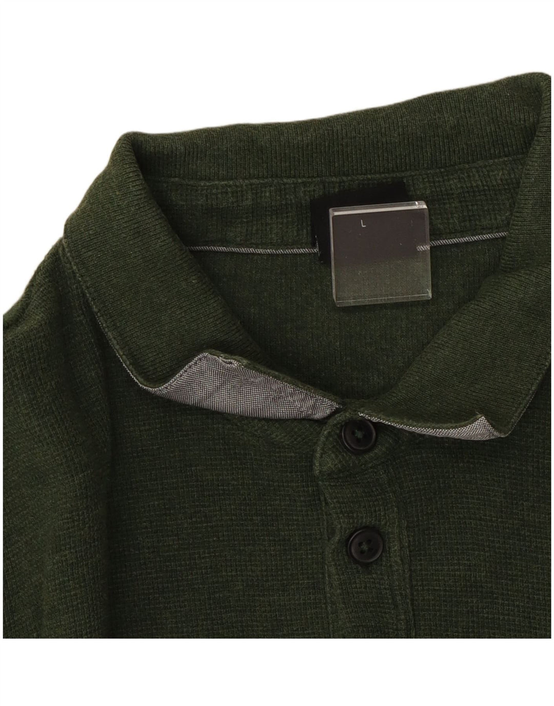 Polo a maniche lunghe da uomo Hugo Boss Large Verde