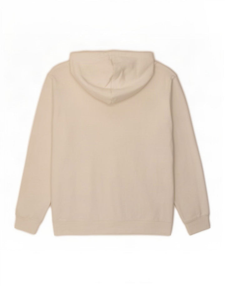 Maglione con cappuccio grafico da uomo Reebok in cotone bianco medio