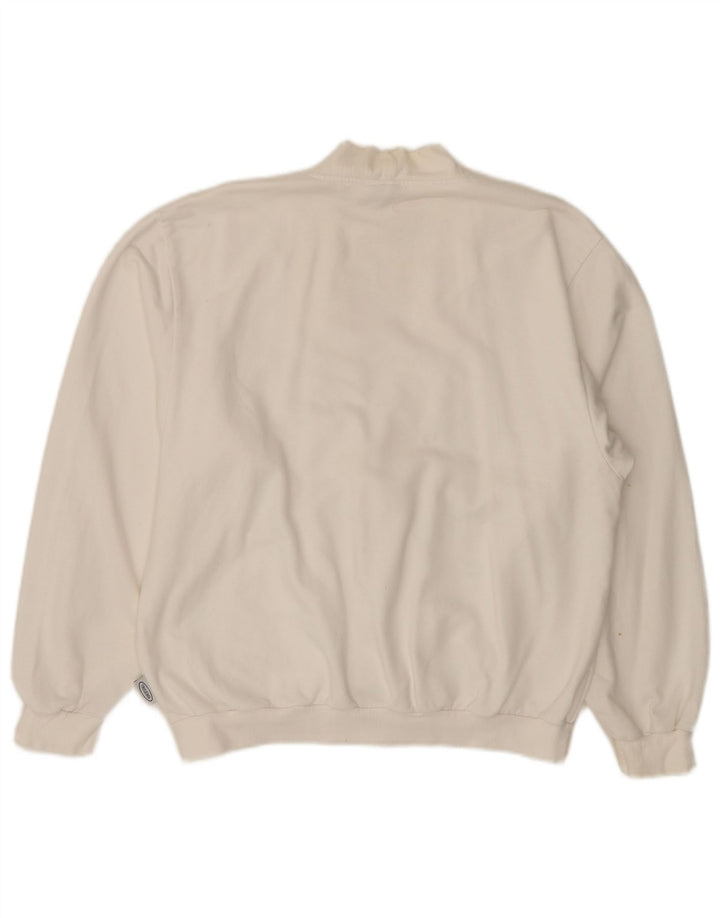 TRIGEMA Maglione Cardigan Uomo Piccolo Cotone Bianco