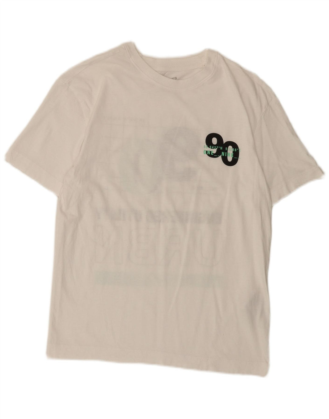 T-shirt grafica da uomo Jack & Jones Top piccola in cotone bianco