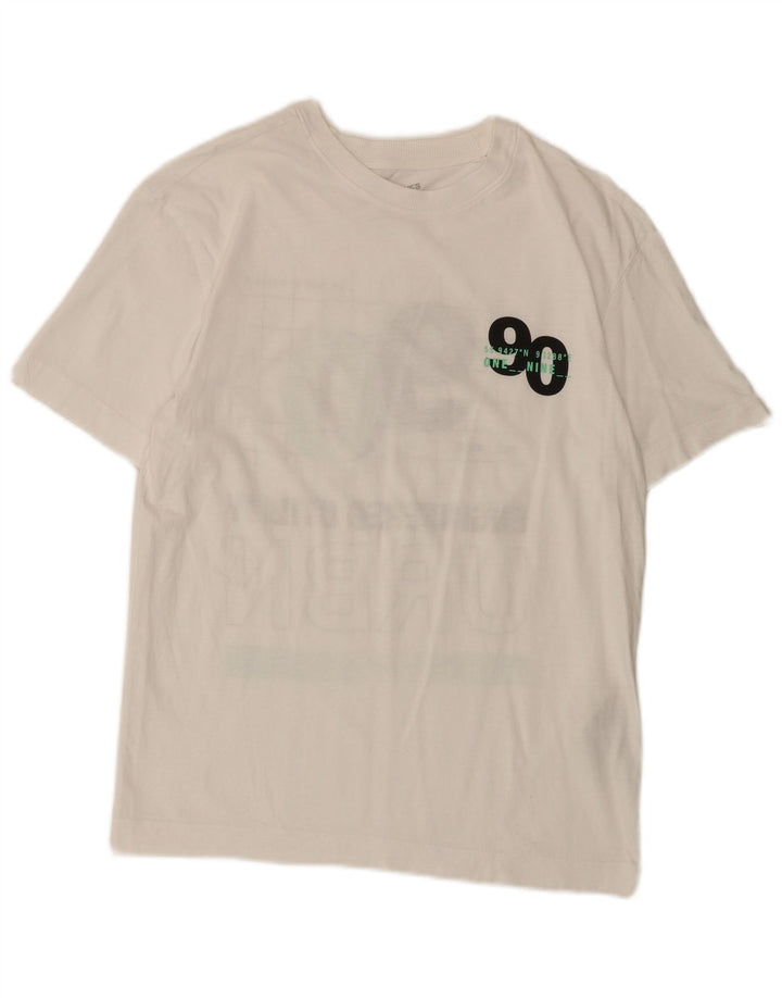 T-shirt grafica da uomo Jack & Jones Top piccola in cotone bianco