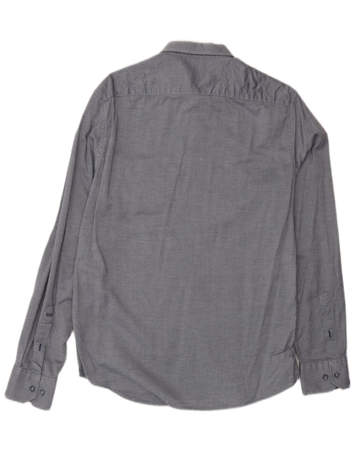 Camicia da uomo Gas Large blu navy