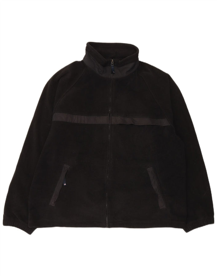 Giacca in pile da uomo Marks & Spencer UK 42 XL Poliestere color block nero