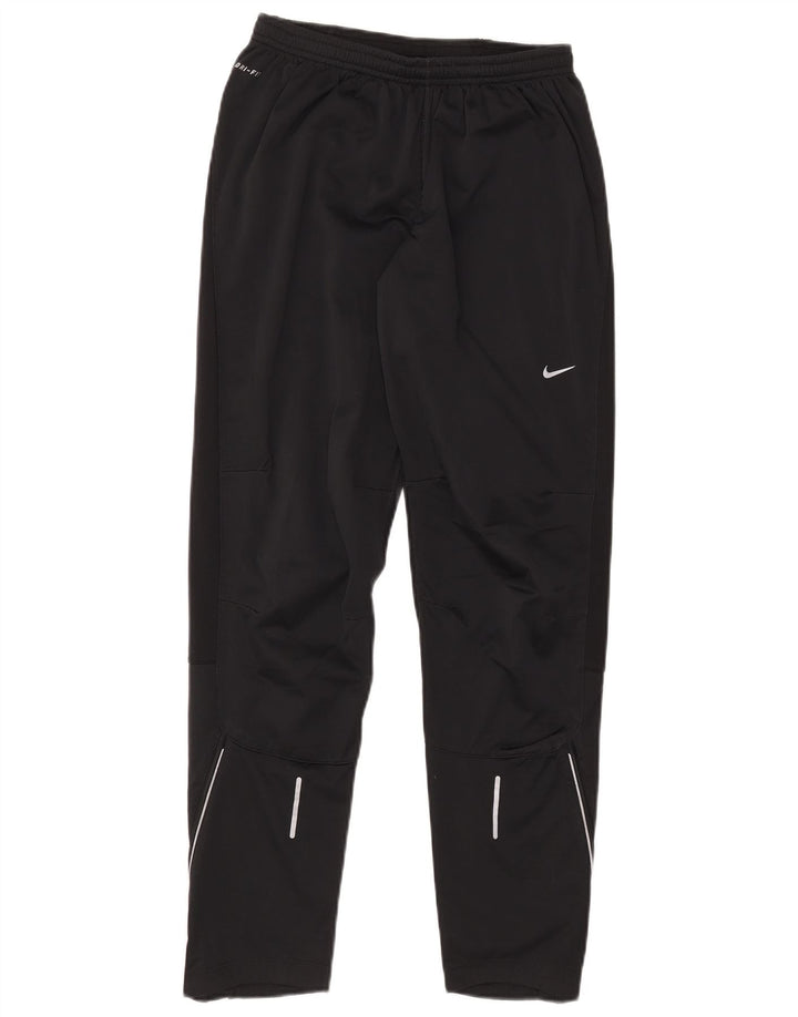 Pantaloni da tuta Nike Dri Fit da uomo piccoli in poliestere nero