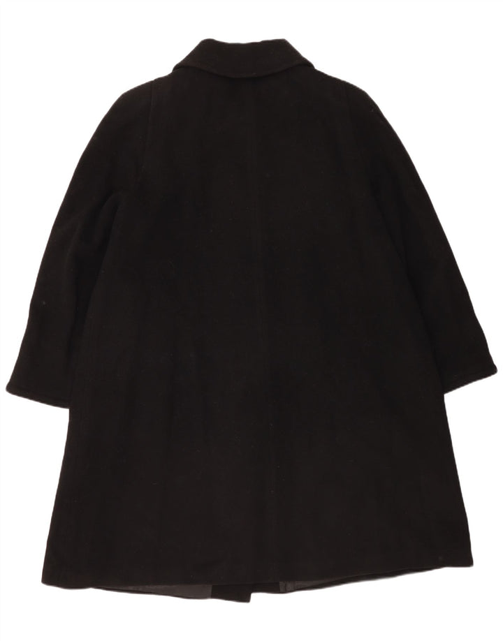 Cappotto da donna Luisa Spagnoli UK 14 medio nero in lana vergine