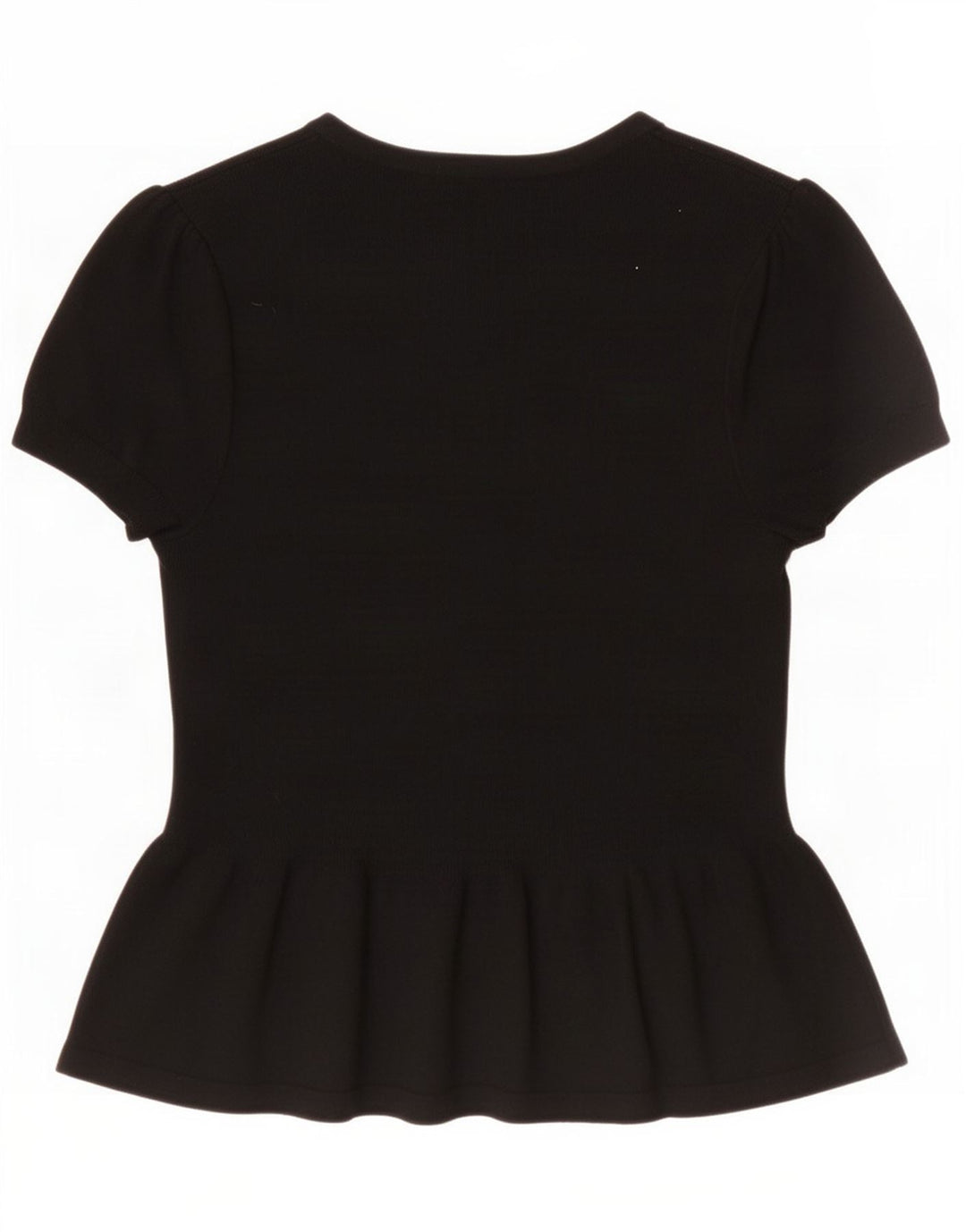 Top cardigan a maniche corte da donna Marks & Spencer UK 8 piccolo nero