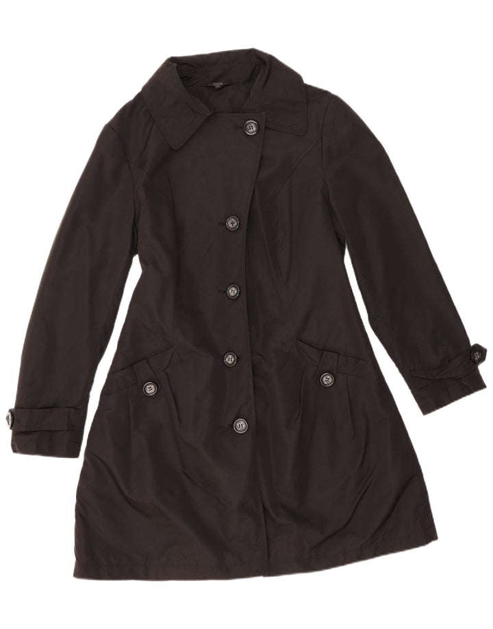 Trench da donna Marks & Spencer UK 14 grande poliestere nero