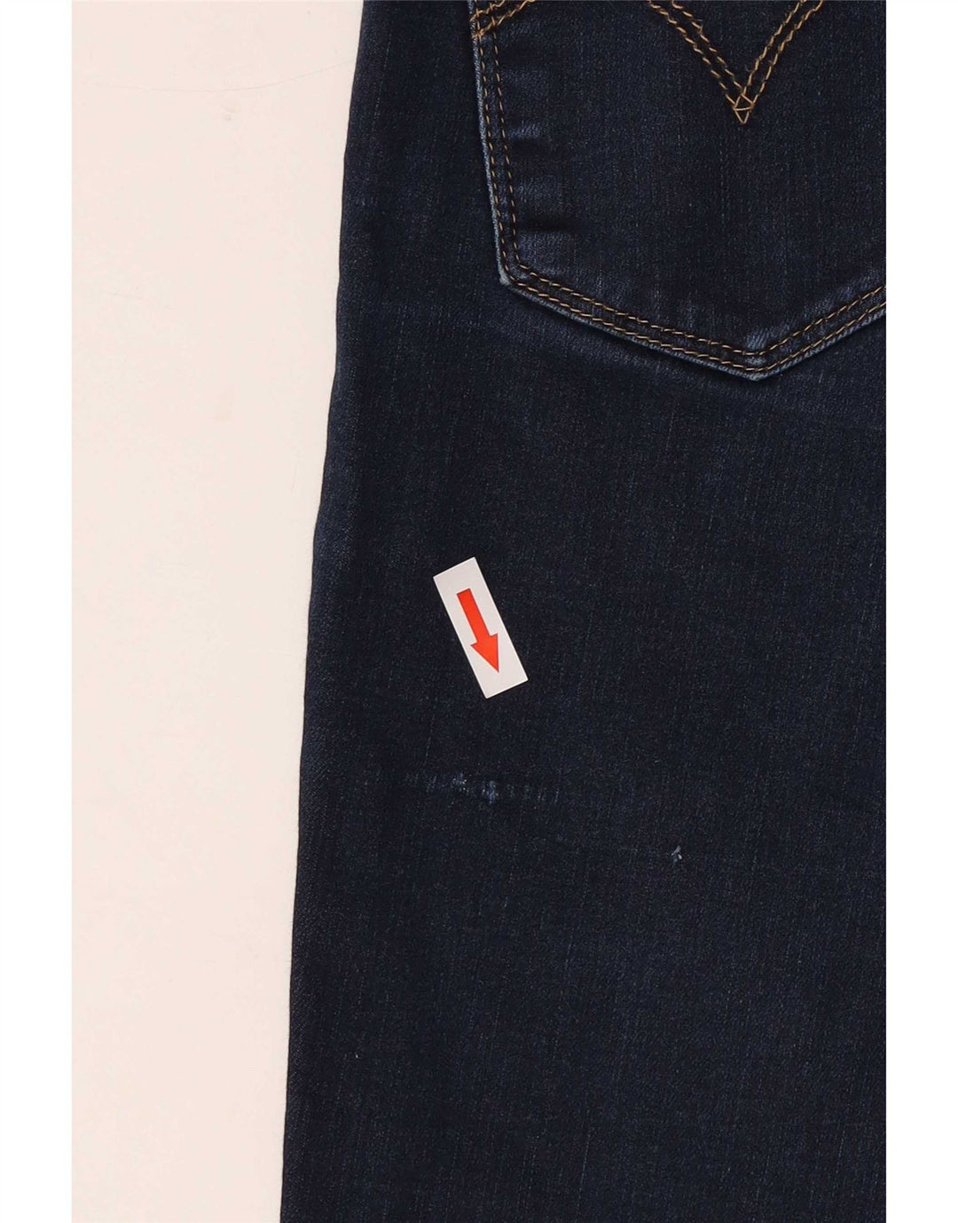 Jeans Levi's 715 Bootcut da donna W24 L26 cotone blu navy