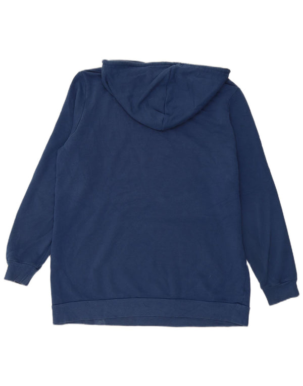 Maglione con cappuccio da donna Marks & Spencer UK 14 grande cotone blu navy