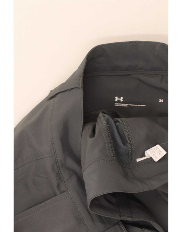 Pantaloncini chino da uomo Under Armour W34 Large Grigi
