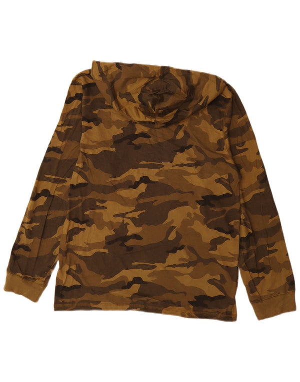 Maglia con cappuccio da bambino Wrangler a maniche lunghe 15-16 anni 2XL mimetica kaki