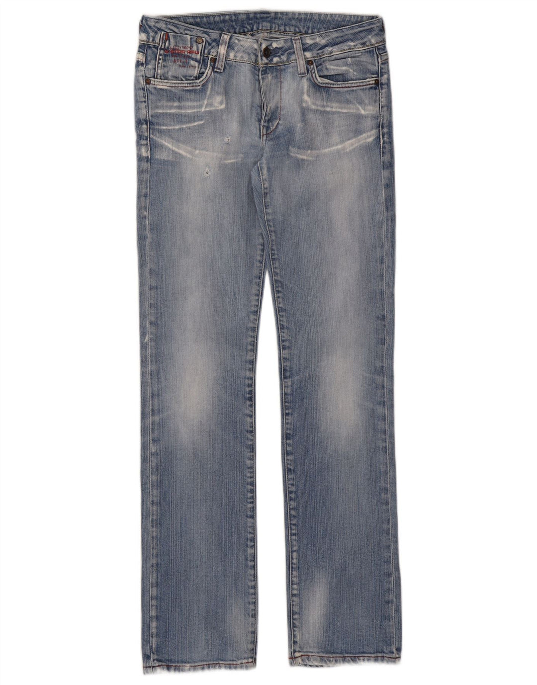 Jeans dritti da donna G-Star W27 L32 cotone blu