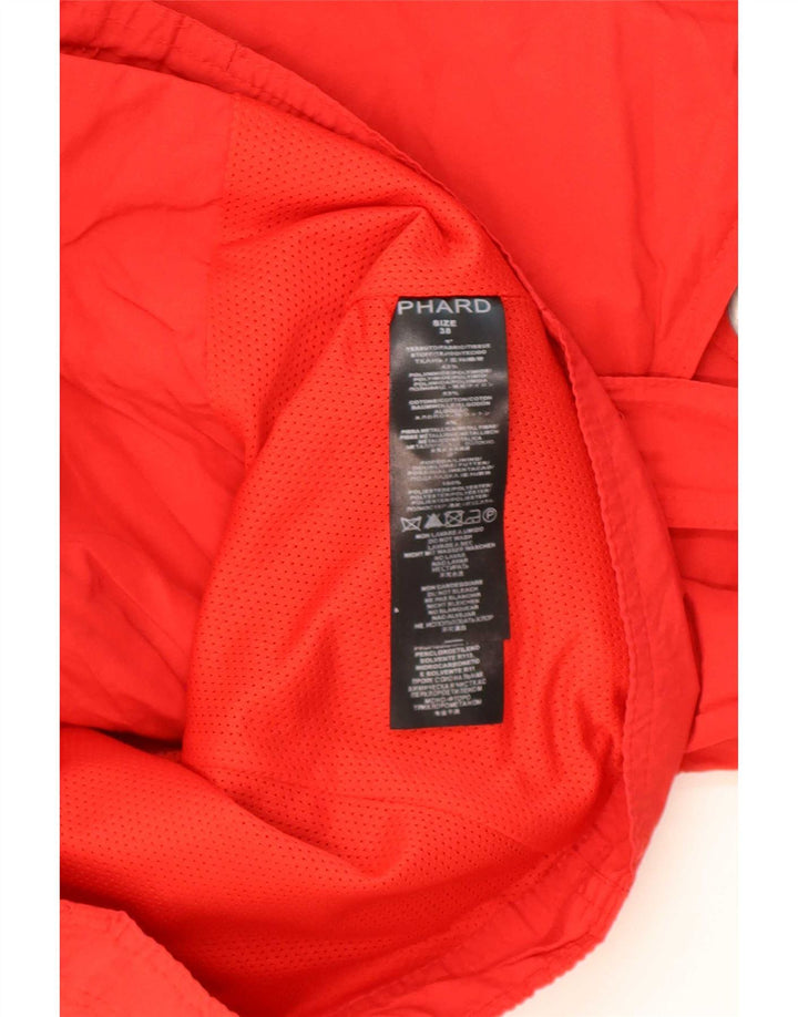 Trench Corto Donna Phard IT 38 XS Rosso Poliammide