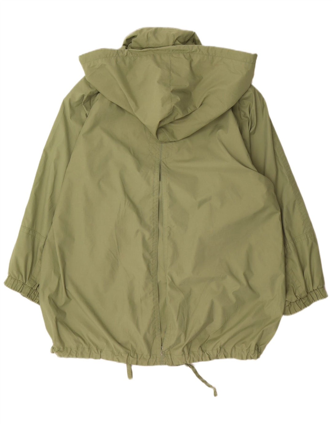 Galleria Giacca antipioggia oversize da donna con cappuccio UK 12 Poliestere verde medio