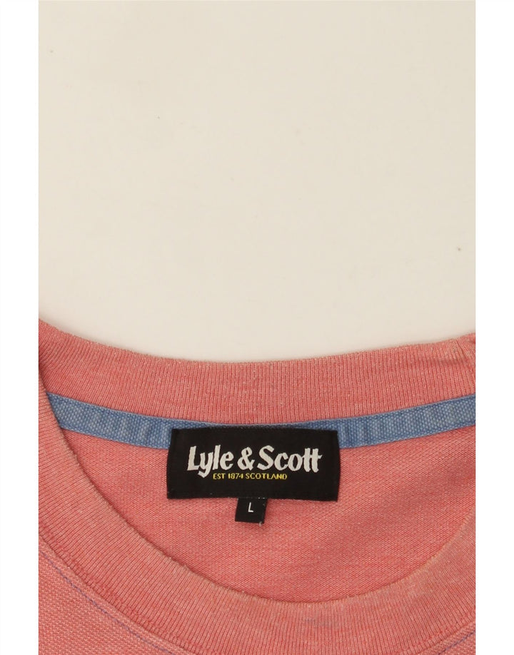 T-shirt da uomo Lyle & Scott grande arancione