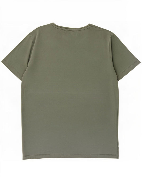 Jack & Jones T-shirt grafica da uomo Top in cotone verde medio