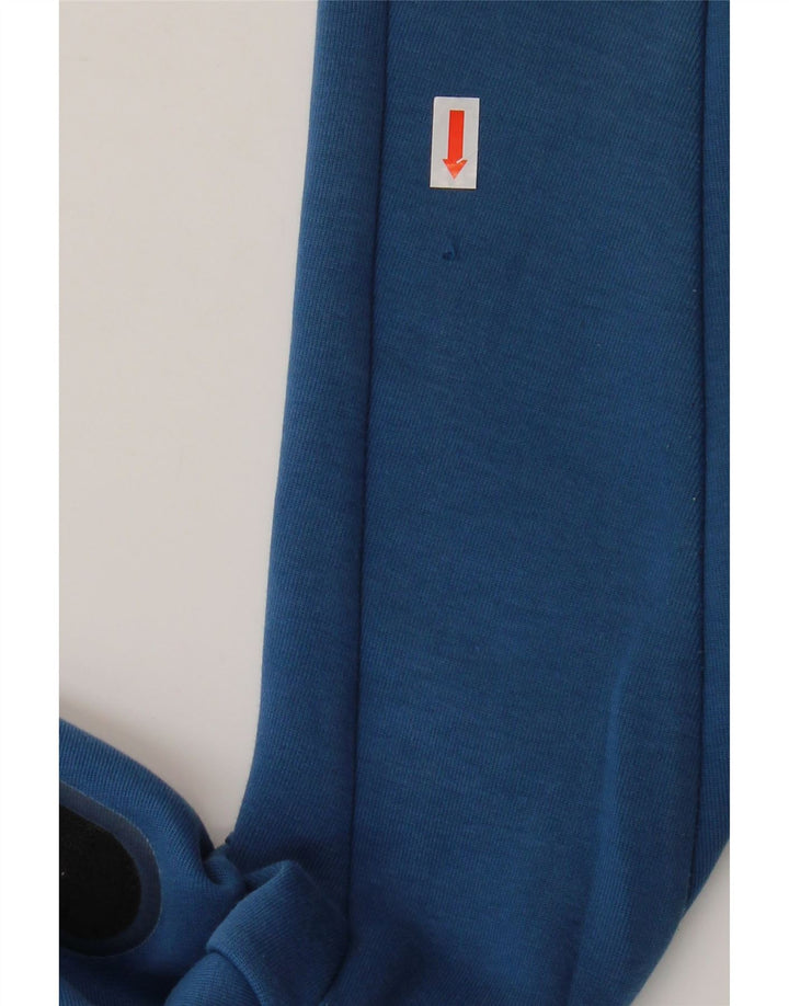 NIKE Felpa con cappuccio e zip da uomo in cotone color block blu medio