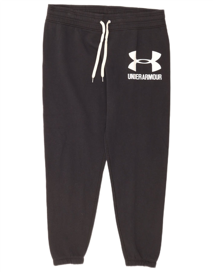 Pantaloni da tuta con grafica da uomo Under Armour, pantaloni da jogging, grandi, blu navy